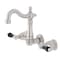 Kingston Brass KS1226PKL Duchess 2-Handle Wall Mount Bathroom Faucet, Polished Nickel KS1226PKL - alternate 1